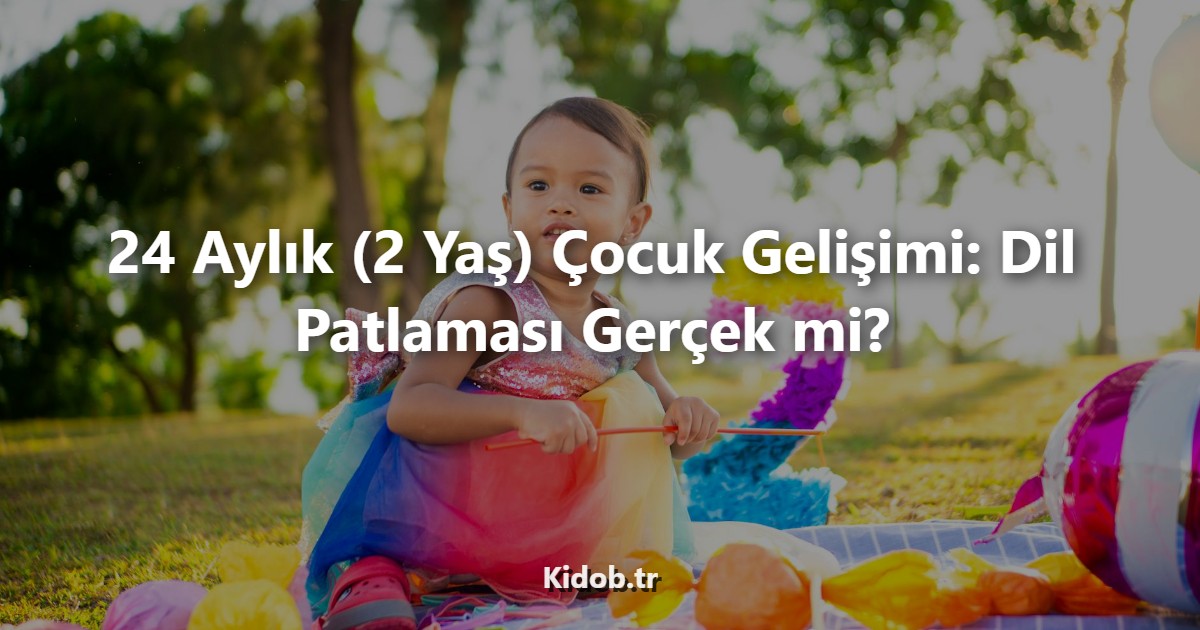 24 Aylık (2 Yaş) Çocuk Gelişimi: Dil Patlaması Gerçek mi?