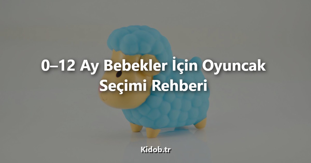 0–12 Ay Bebekler İçin Oyuncak Seçimi Rehberi